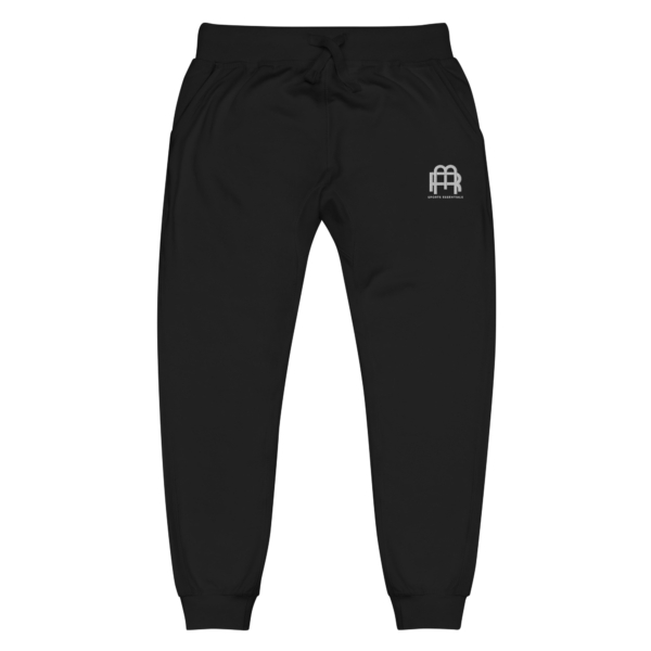 unisex-fleece-sweatpants-black-front-6529e5005cd7a.jpg