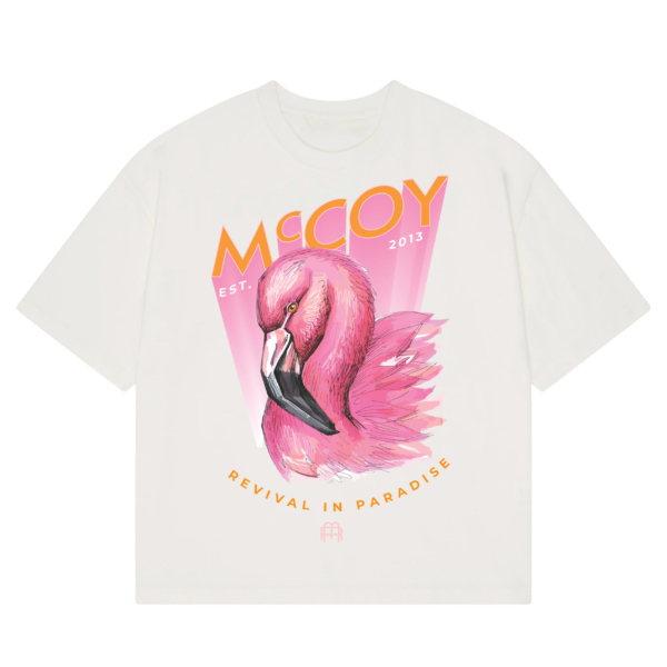 McCOY Flamingo Tee Shirt Mockup